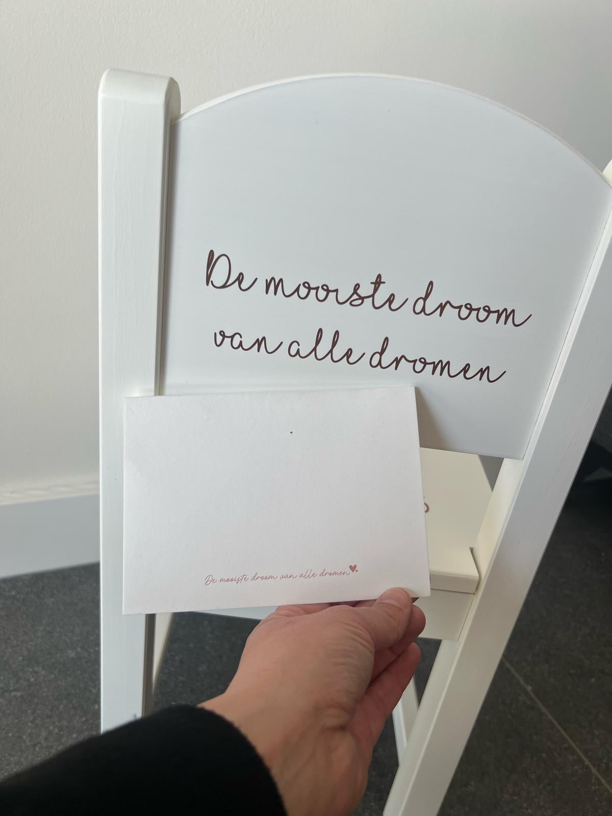 Gepersonaliseerd kinderstoeltje