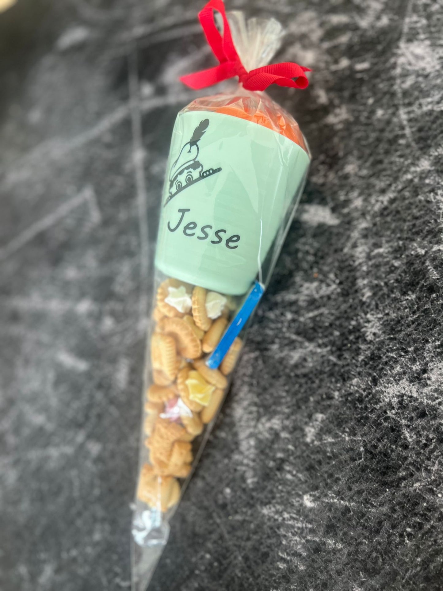 Snoepzakje 'Sint en Piet' met gepersonaliseerde beker